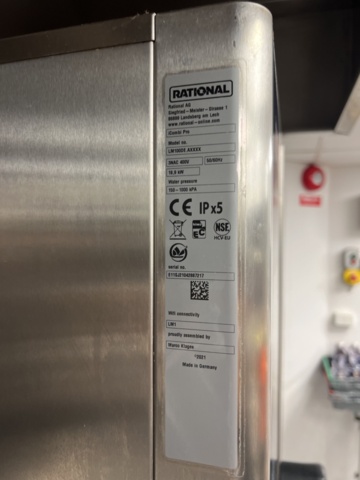 982772-2 Combination oven Rational iCombi Pro -2021