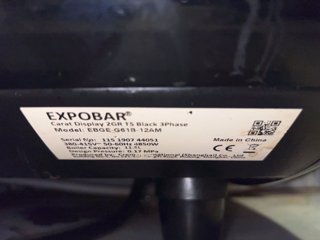 982794-3 Espresso machine for capsules Expobar EBGE-G61B-12AM