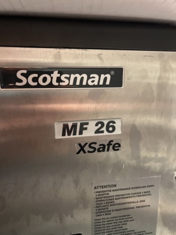 982799-4 Flake ice machine Scotsman MF 26 Xsafe