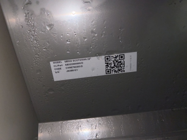 982800-6 Ice machine Scotsman SB322