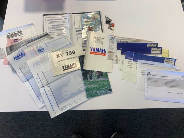 1214582-46 Yamaha XV750 Virago -1992