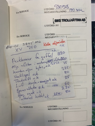 1214582-48 Yamaha XV750 Virago -1992