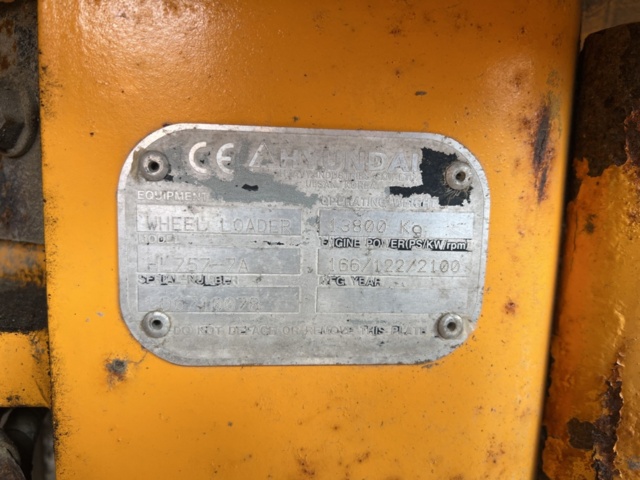 1121903-16 Hyundai HL757-7A -2008