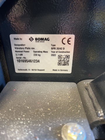 1121907-7 Bomag BPR 35/42 D NEW vibratory roller (Toad)