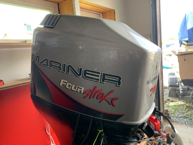 1134635-2 Boat engine Mariner 75hp 4-stroke