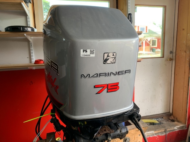 1134635-3 Boat engine Mariner 75hp 4-stroke