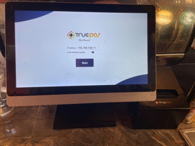 Cash register Truepos and receipt printer Truepos - PS Auction - We ...