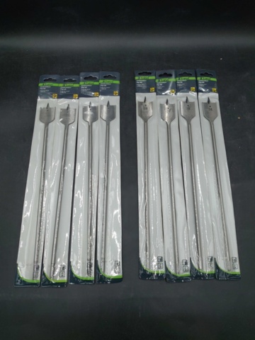 1215740-1 8 st Luna centrumborr med sexkantfäste  - Frakt ingår