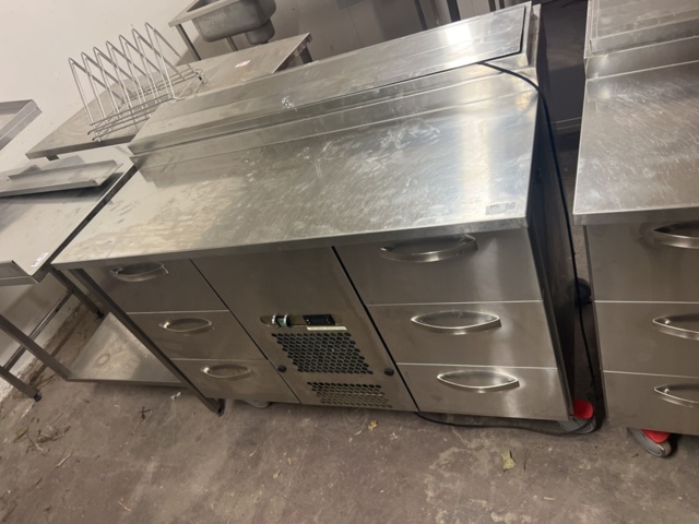 1177840-1 Cold storage bench Inox Baltic KTL-1206 on wheels - 2021