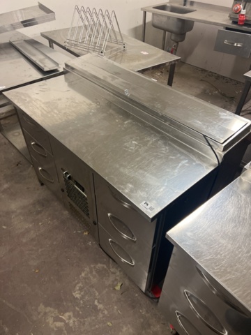 1177840-2 Cold storage bench Inox Baltic KTL-1206 on wheels - 2021