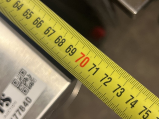 1177840-7 Cold storage bench Inox Baltic KTL-1206 on wheels - 2021