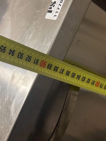 1177840-8 Cold storage bench Inox Baltic KTL-1206 on wheels - 2021