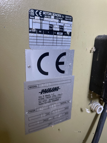 1151411-8 Adjustment saw Paoloni P320