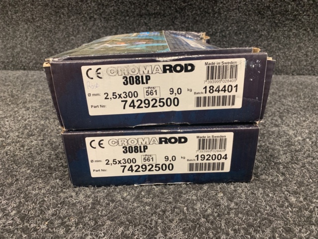1216156-2 2 pcs. Packages of electrodes Cromarod 308LP 2.5x300 mm