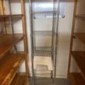 1178929-11 Grid shelves with cans, styrofoam boxes & more