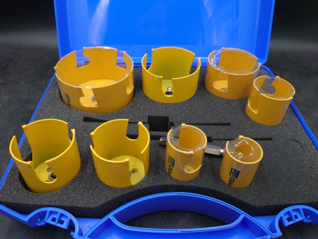 1210290-2 Pro-Fit hole saw set 10 pieces - Shipping included