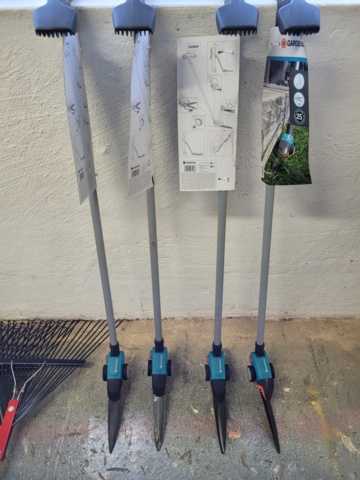 1179839-1 GARDENA Långskaft Gräsklippare (4st)