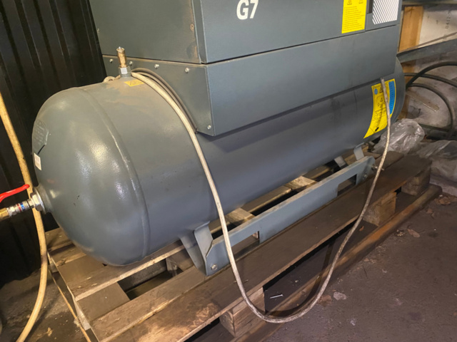 1216729-3 Screw compressor Atlas Copco G7 -2017