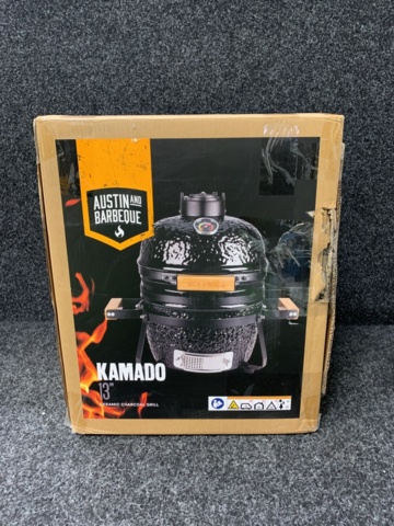 1216930-4 Kamado grill Austin and Barbeque AABQ Kamado 13"