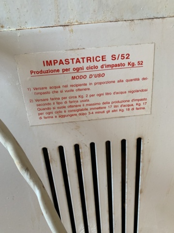 993224-10 Dough mixer Fima Impastatrice S/52