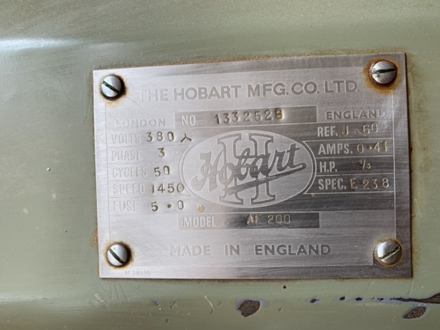 1068536-6 Dough mixer planetary mixer Hobart J60