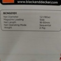 1217043-4 Nail gun Black & Decker BCNG01D1QW 18V