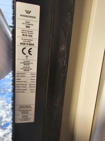 1131075-3 Garage door - WISNIOWSKI PN-EN 13241-1 -2020