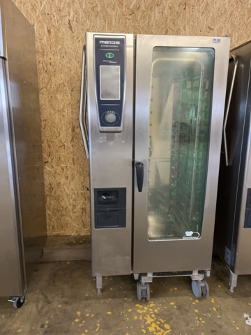 1171006-1 Combi oven, Metos MSCC WE 201 with trolley