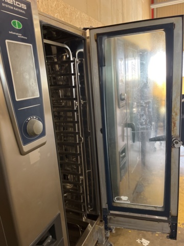 1171006-18 Combi oven, Metos MSCC WE 201 with trolley