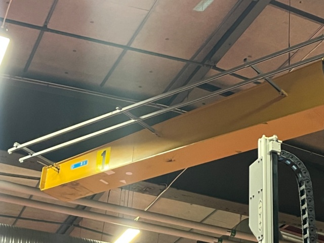 1145463-9 Svängpelarkran med telfer, Donati 3000kg