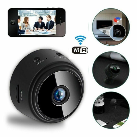 1218031-8 3 mini surveillance camera, Wifi, 1080P, DVR, Remote control, Night vision - Shipping included