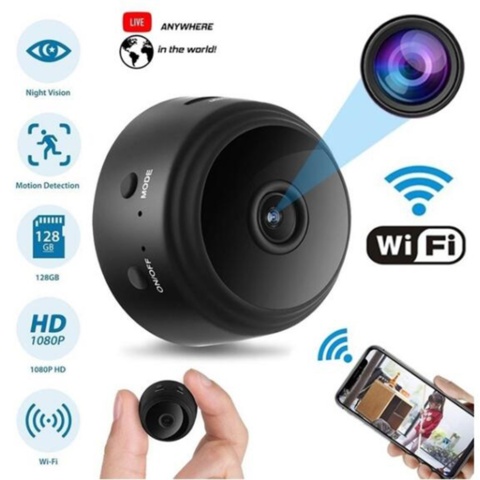 1218031-17 3 mini surveillance camera, Wifi, 1080P, DVR, Remote control, Night vision - Shipping included