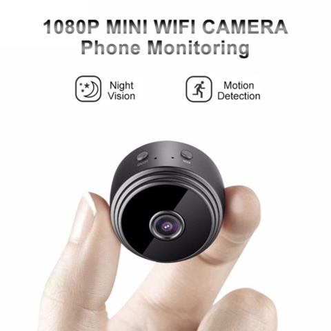 1218031-26 3 mini surveillance camera, Wifi, 1080P, DVR, Remote control, Night vision - Shipping included