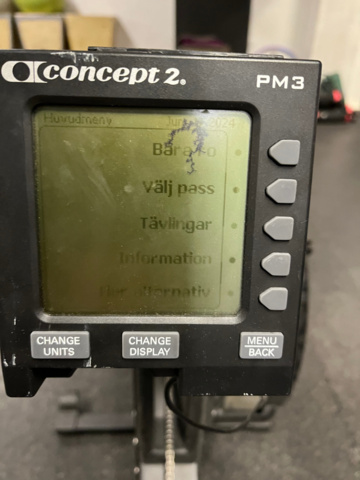 1208978-4 Rowing machine Concept 2 with PM3