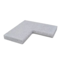 1219087-1 Granite pool curbstone inner corner Porto gray 500x250x50 mm, 28 pcs