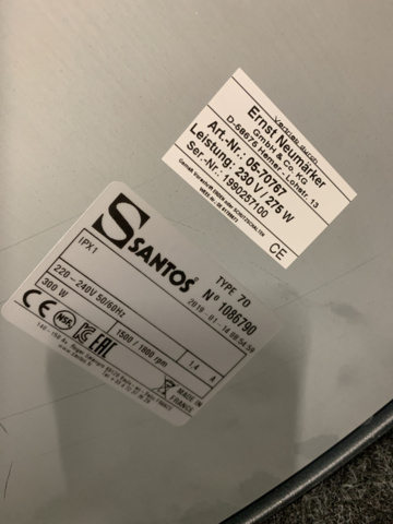 1217626-11 Juicer Santos Type 70