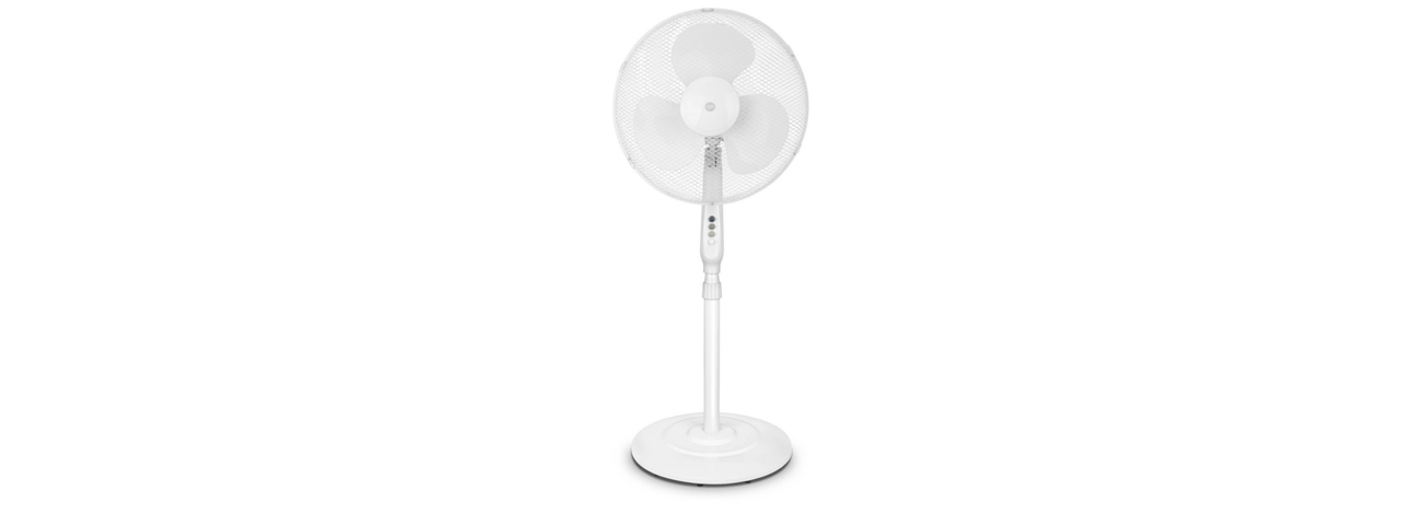 1216968-2 2 st Golvfläktar ON Floor Fan 10 White