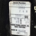 1035933-30 Buster aluminum boat on trailer and 4-stroke engine