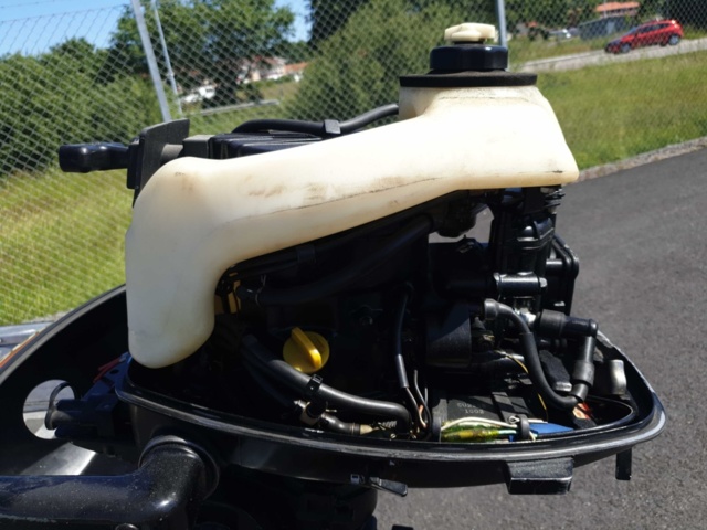 1035933-31 Buster aluminum boat on trailer and 4-stroke engine