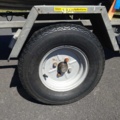 1035933-41 Buster aluminum boat on trailer and 4-stroke engine