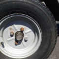 1035933-42 Buster aluminum boat on trailer and 4-stroke engine