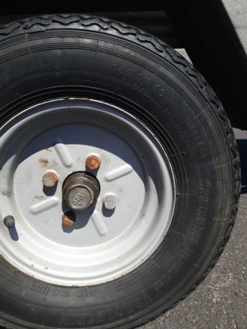 1035933-42 Buster aluminum boat on trailer and 4-stroke engine