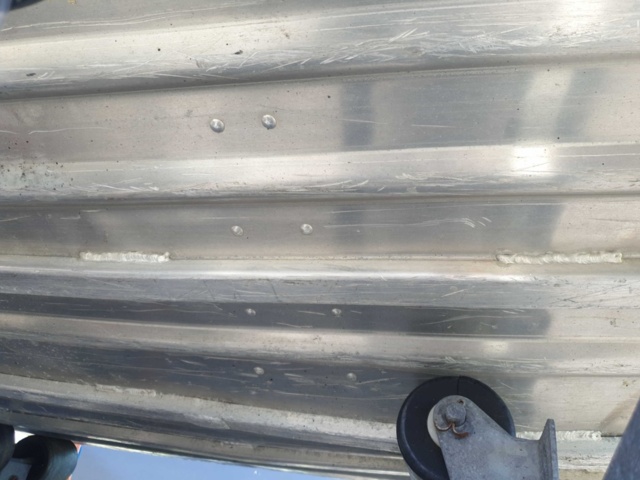 1035933-20 Buster aluminum boat on trailer and 4-stroke engine