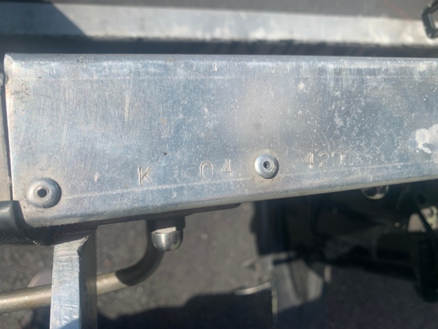 1035933-44 Buster aluminum boat on trailer and 4-stroke engine