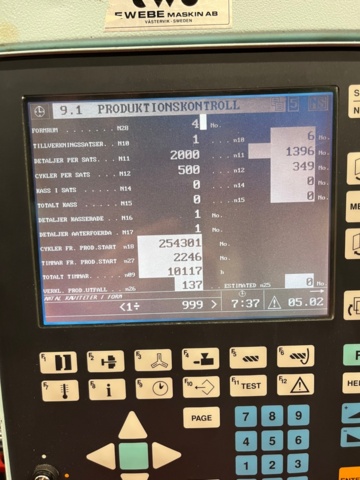 1145479-19 Plastic injection molding machine, Sandretto Micro 40