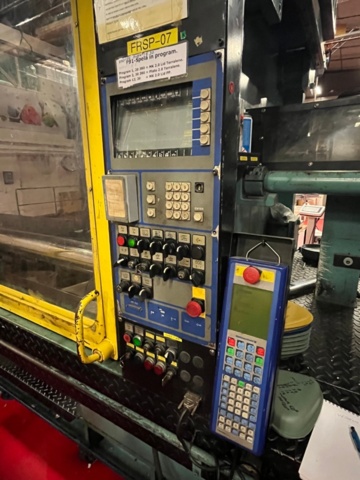 1145499-11 2 plastic injection molding machines, Battenfeld 5000/2500 Unilog 4000 -1988