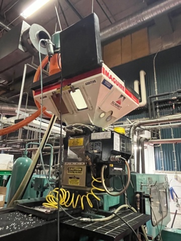 1145499-26 2 plastic injection molding machines, Battenfeld 5000/2500 Unilog 4000 -1988