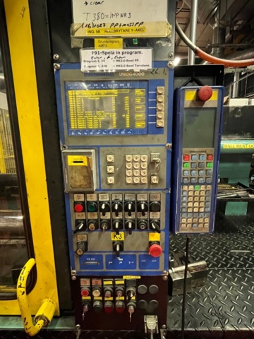 1145499-30 2 plastic injection molding machines, Battenfeld 5000/2500 Unilog 4000 -1988