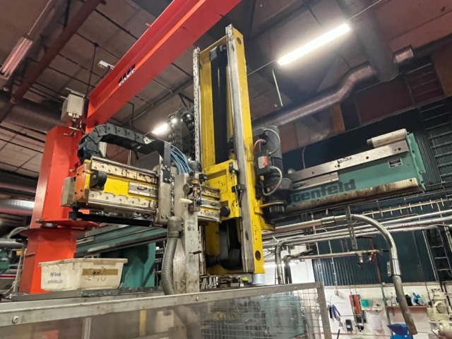 1145499-40 2 plastic injection molding machines, Battenfeld 5000/2500 Unilog 4000 -1988