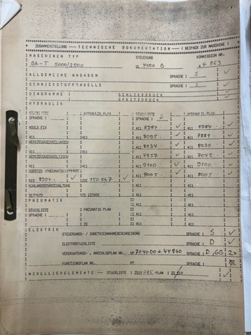 1145499-48 2 plastic injection molding machines, Battenfeld 5000/2500 Unilog 4000 -1988